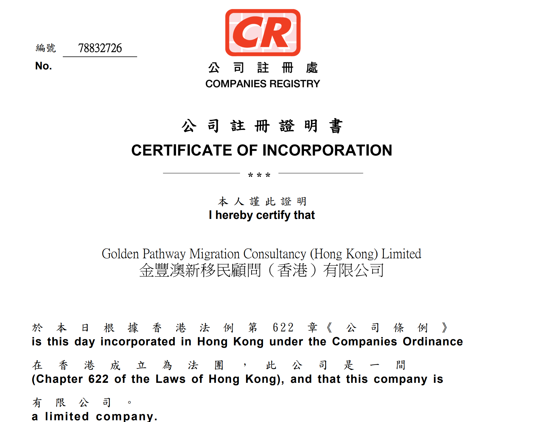 Hong Kong Company Registration